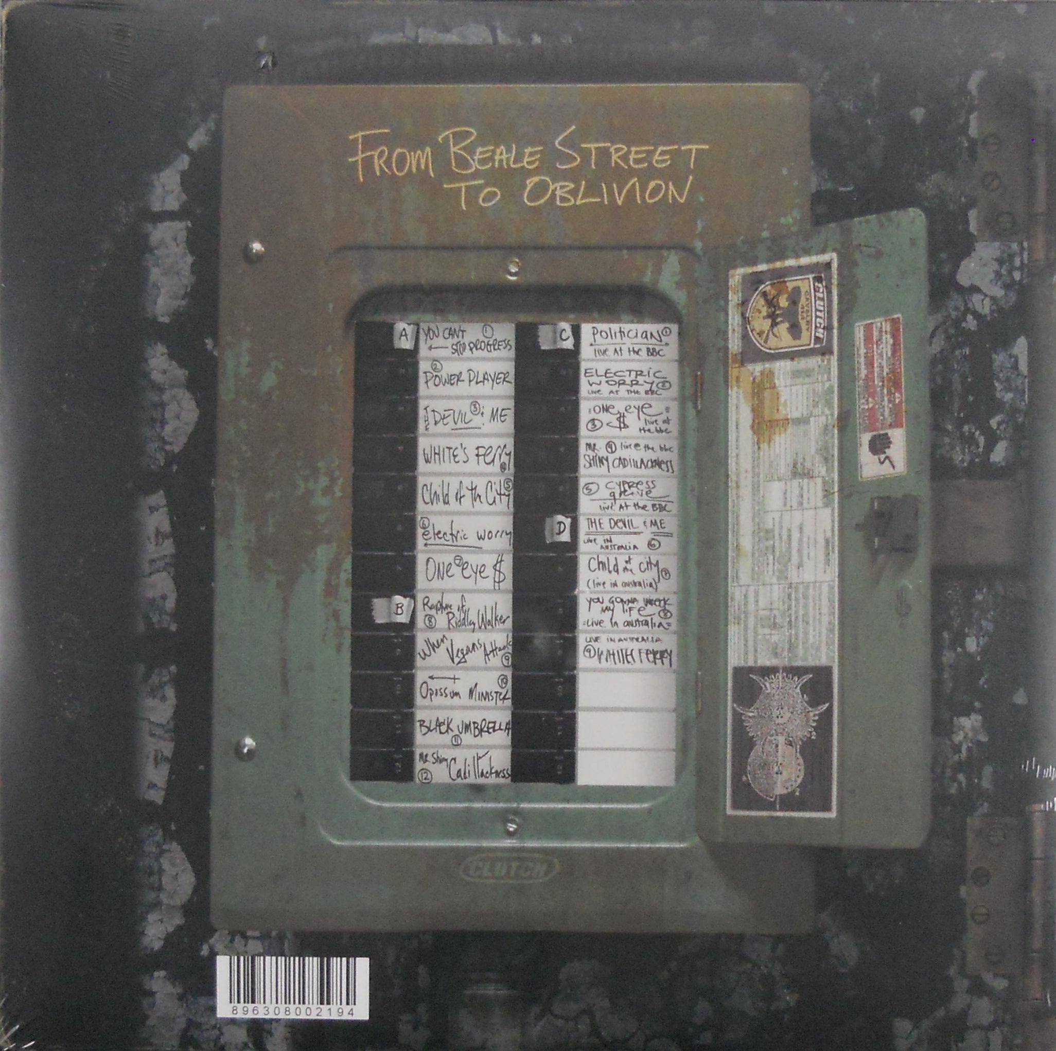 CLUTCH from beale street to oblivion LP back