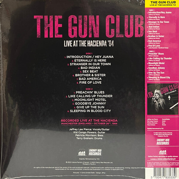 Live At The Hacienda '84 - Col Vinyl LP