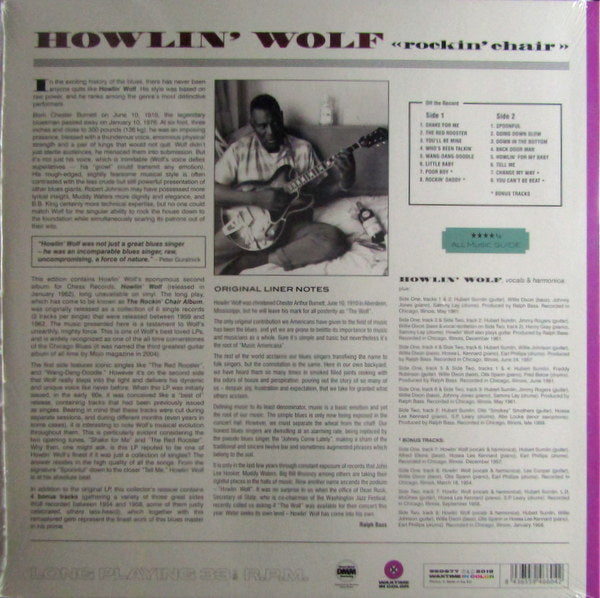 Howlin' Wolf (rockin' chair) - Col Vinyl LP