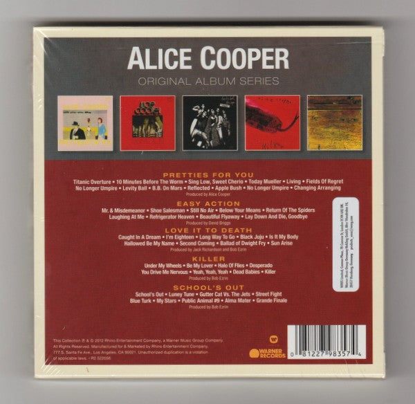 Alice Cooper  - Original Album Series 5CD set