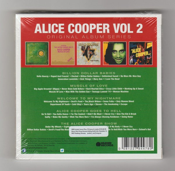 Alice Cooper  - Original Album Series Vol 2 5CD set
