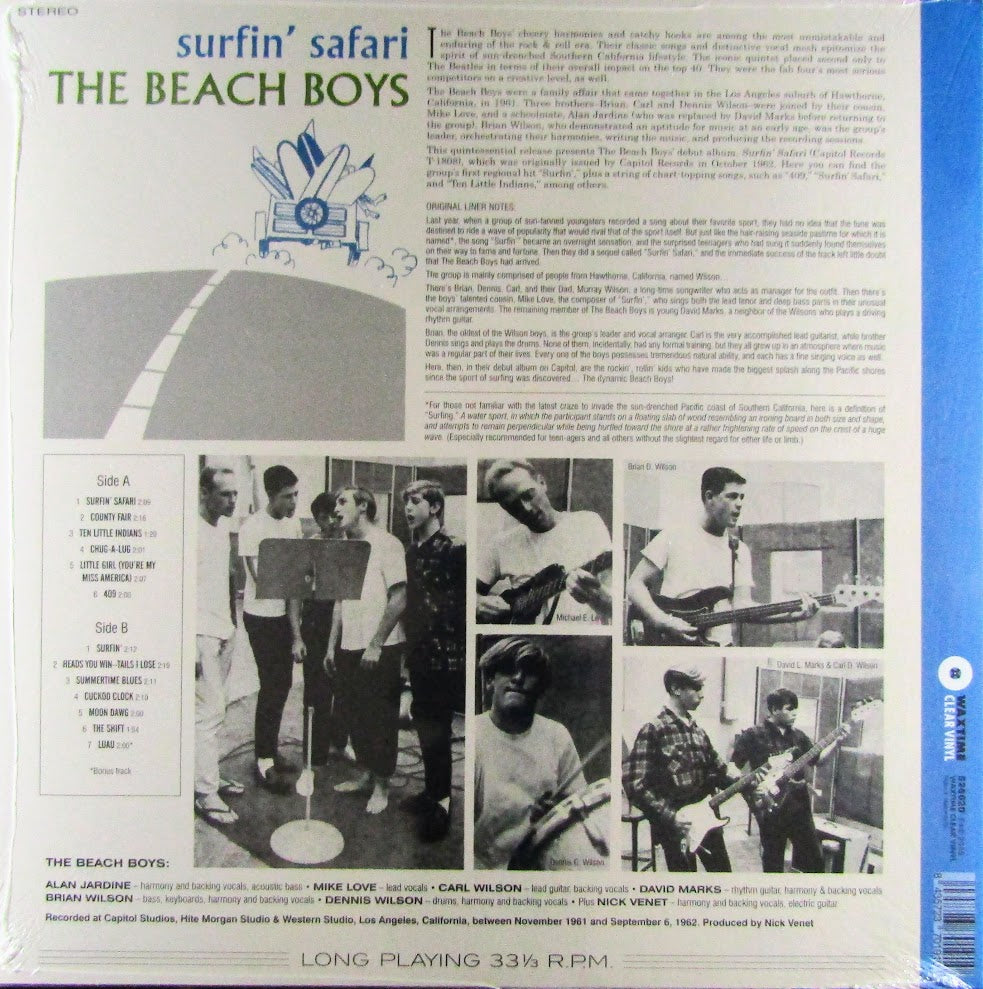Surfin' Safari - Col Vinyl LP