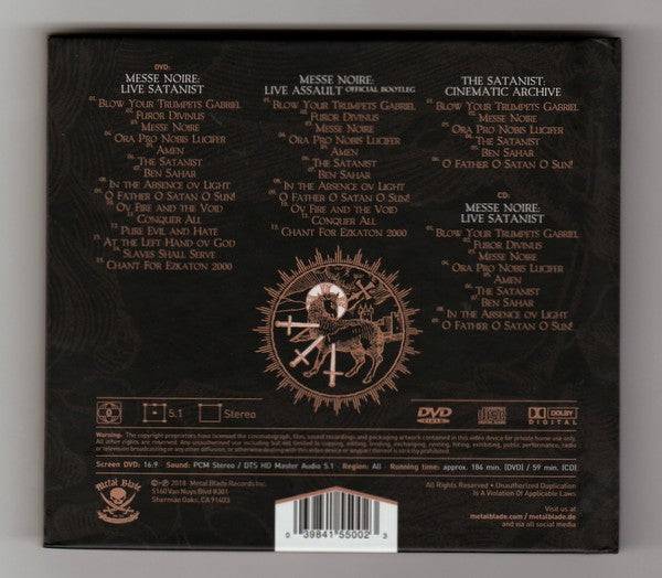 Messe Noire - Deluxe CD & DVD