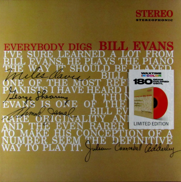 everybody digs Bill Evans - Col Vinyl LP
