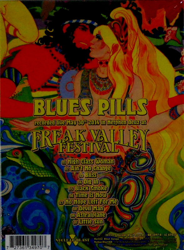 BLUE'S PILLS live - deluxe cd back