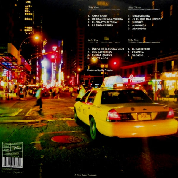 BUENA VISTA SOCIAL CLUB live at carnegie hall LP