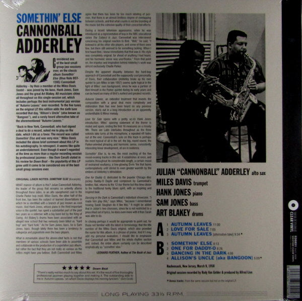 somethin' else - Col Vinyl LP