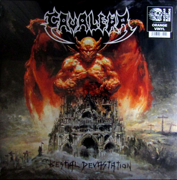 bestial devastation - Solid Orange Vinyl LP