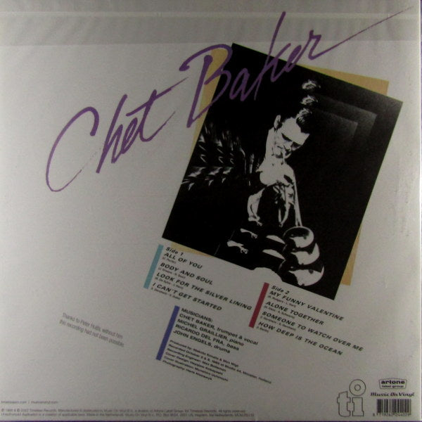 Chet Baker Sings Again - Col Vinyl LP