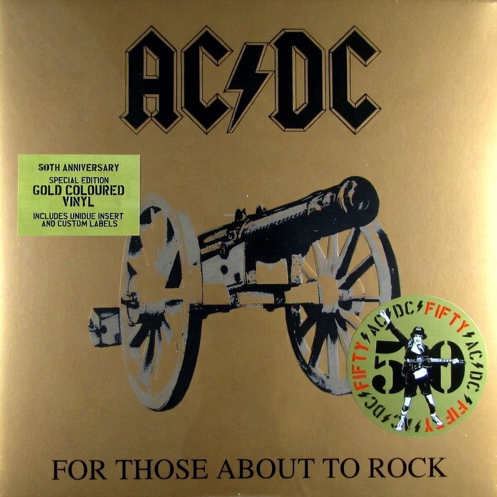 for those about to rock - Gold Vinyl LP