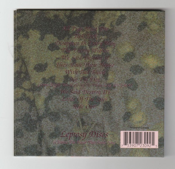 All pigs Must Die - Signed CD