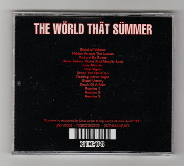The World That Summer - Signed CD