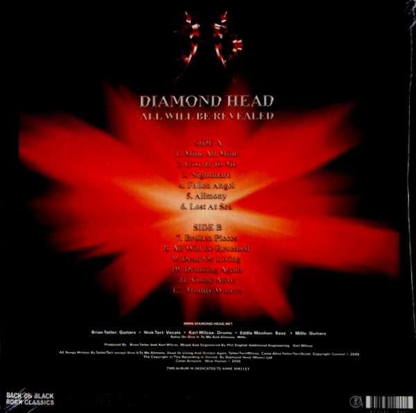 DIAMOND HEAD all will be revealed LP