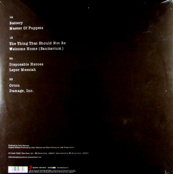 master of puppets - lost not forgotten archives