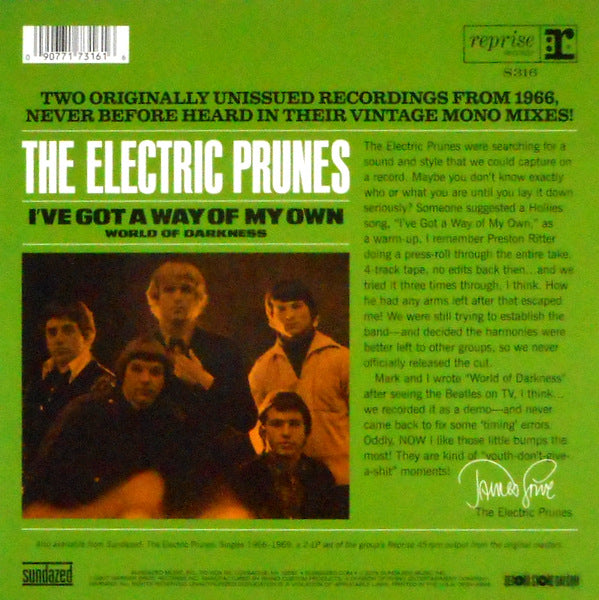ELECTRIC PRUNES, THE I've got a way of my own 7"