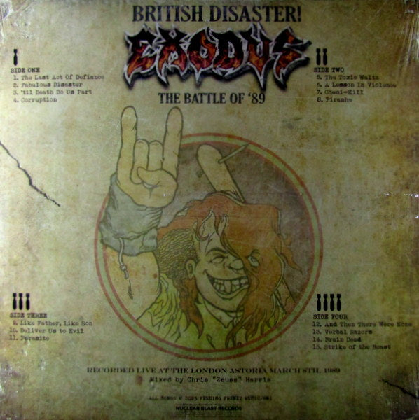British disaster! - Col Vinyl LP