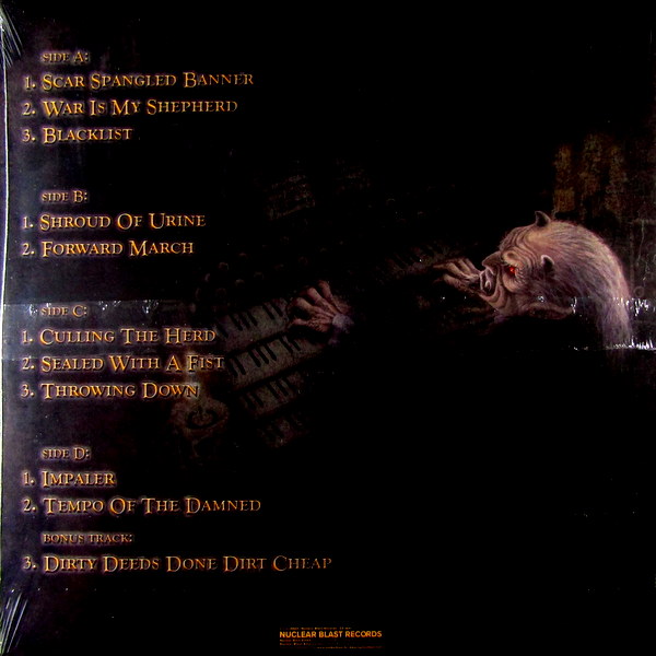 tempo of the damned - Col Vinyl LP