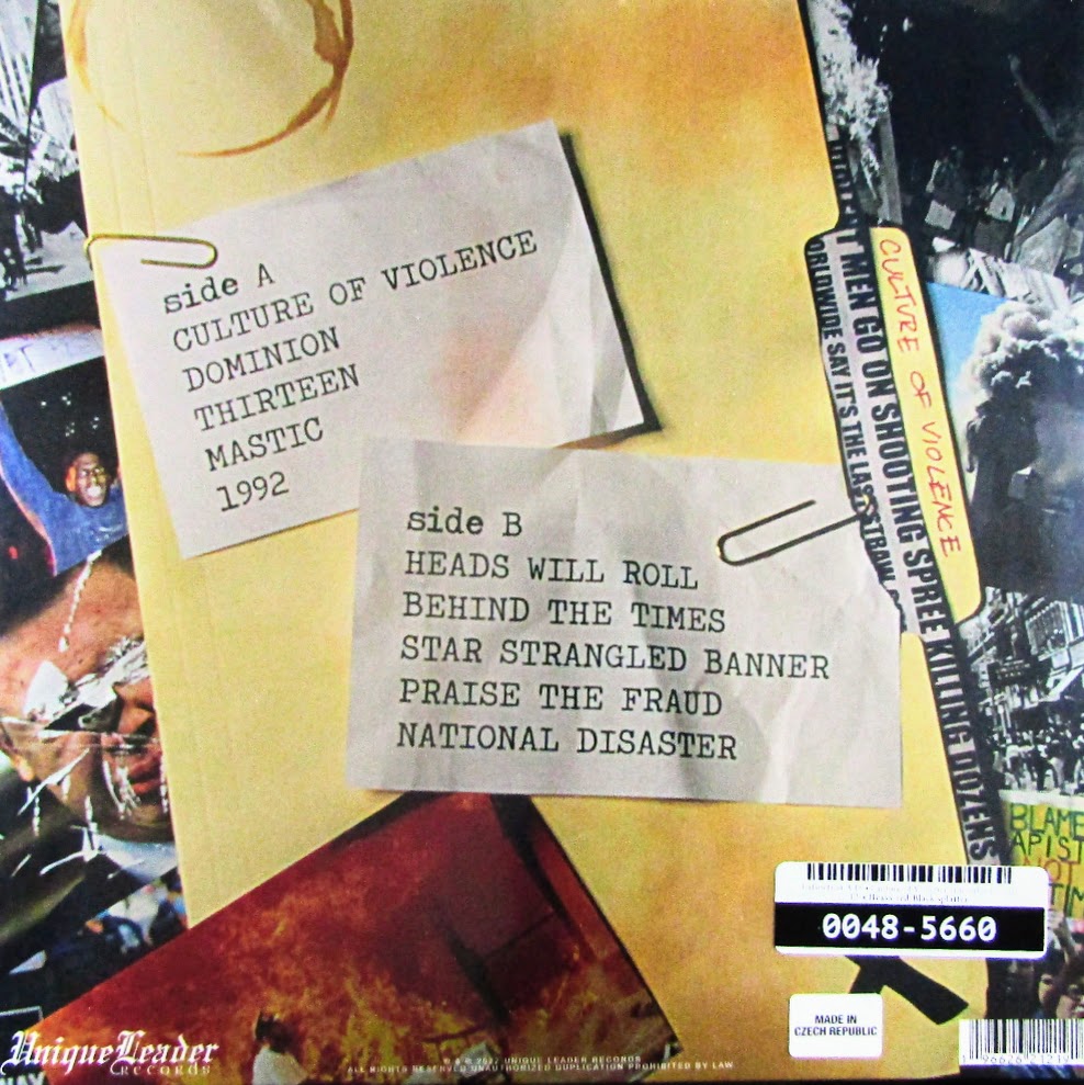 Culture of Violence - Col Vinyl LP