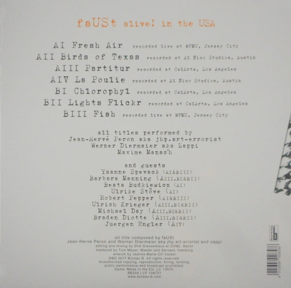 FAUST fresh air LP