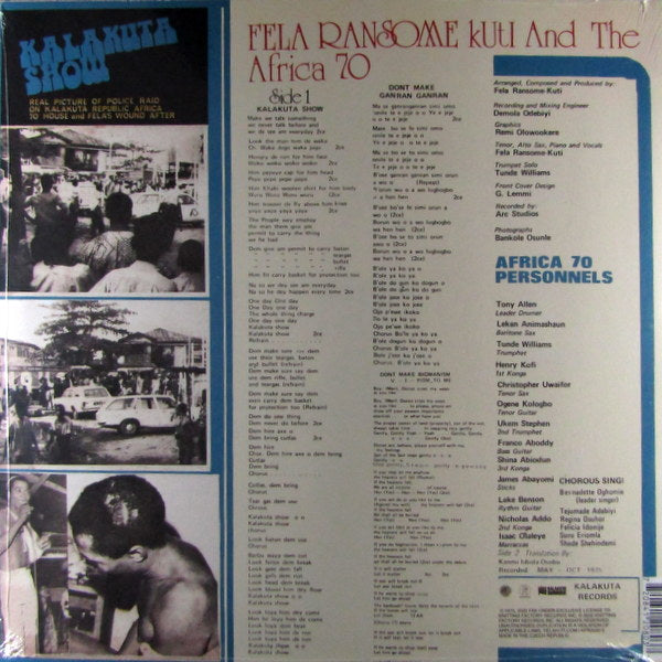 kalakuta show - Col Vinyl LP