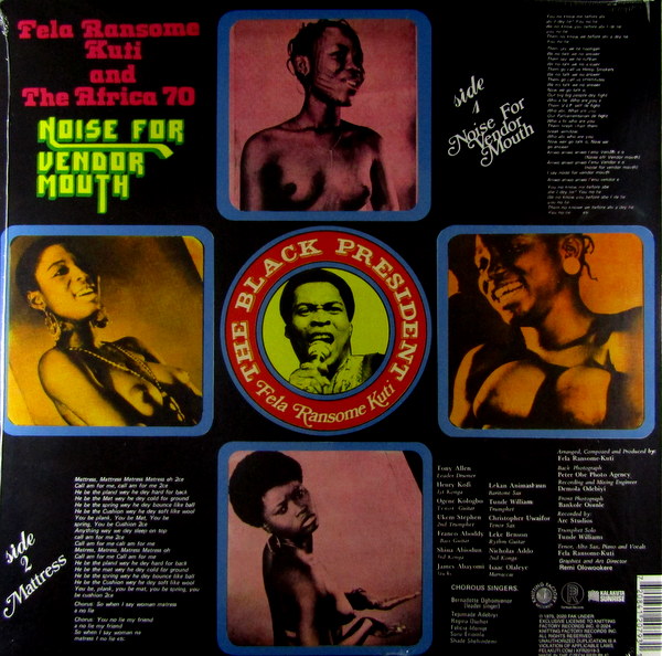 noise for vendor mouth - Col Vinyl LP