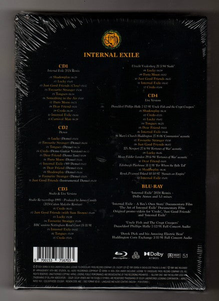 internal exile - Deluxe CD Box