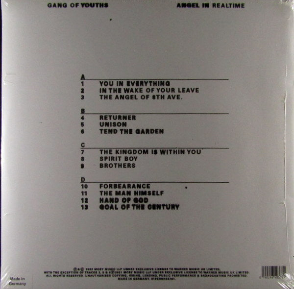Angel In Realtime - Col Vinyl LP