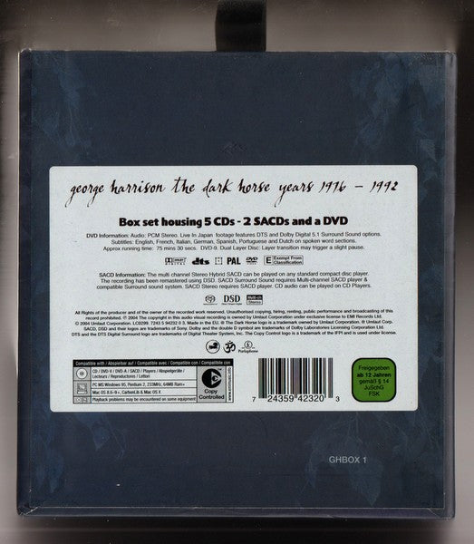 The Dark Horse Years - CD Box Set (SECONDHAND ITEM)
