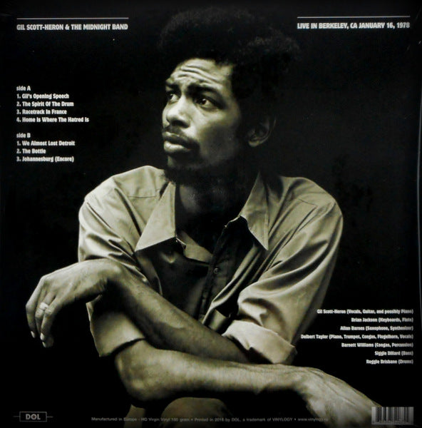 SCOTT-HERON, GIL live in berkeley 1978 LP