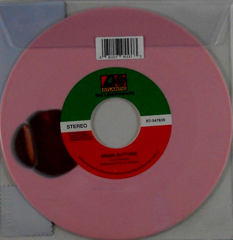 PARSONS, GRAM / THE LEMONHEADS brass buttons 7" inch back