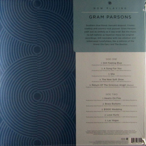 Gram Parsons Now Playing - Col Vinyl LP