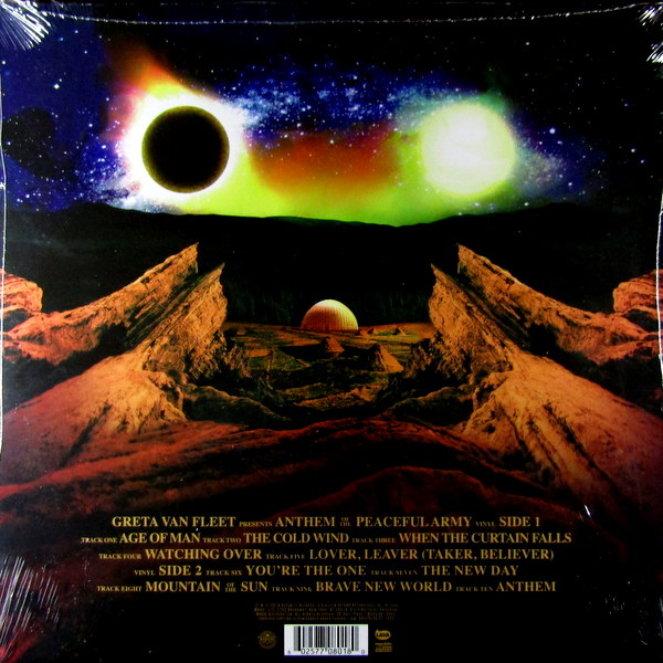anthem of the peaceful army - Col Vinyl LP