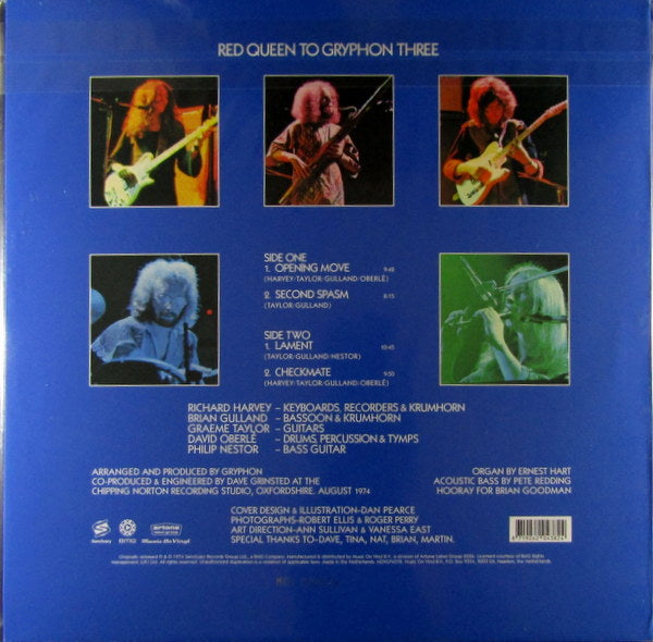 Red Queen To Gryphon Three - Col Vinyl LP