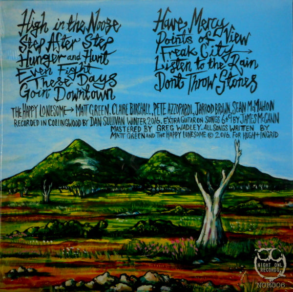 HAPPY LONESOME, THE the happy lonesome LP