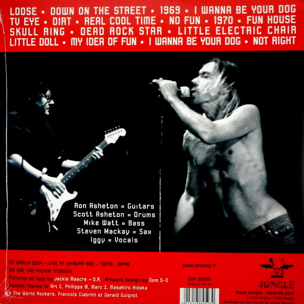 POP, IGGY AND THE STOOGES telluric chaos LP