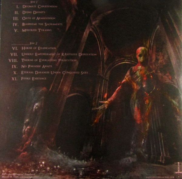 Decimate Christendom - Col Vinyl LP