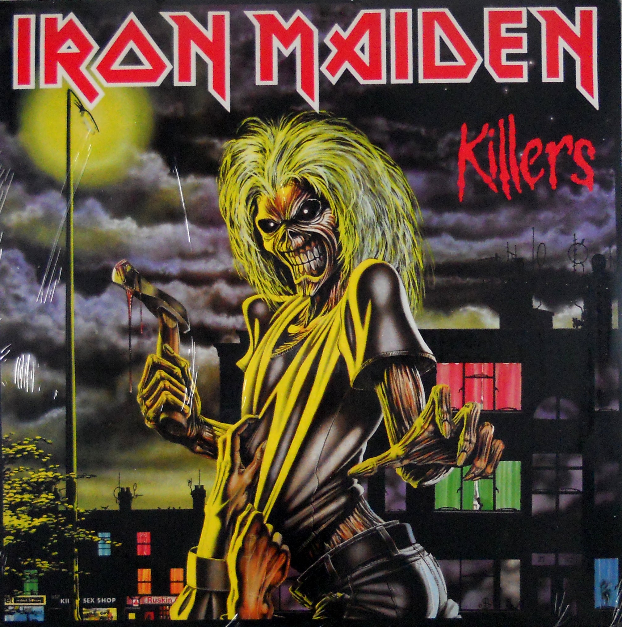 iron maiden killers euro black vinyl lp