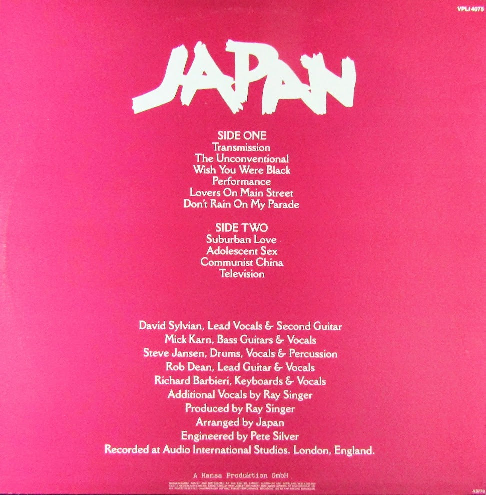 Japan (Adolescent Sex) (SECONDHAND ITEM)