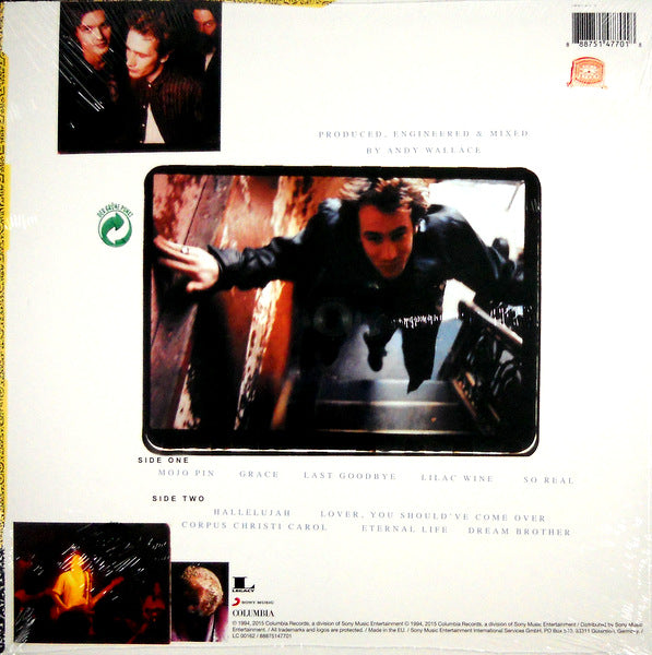 BUCKLEY, JEFF grace LP back