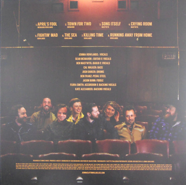 JEMMA & THE CLIFTON HILLBILLIES self titled LP back