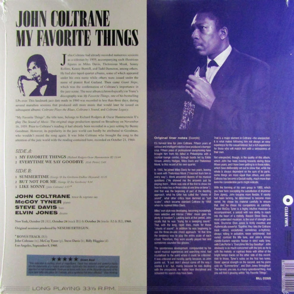 my favorite things - Col Vinyl LP