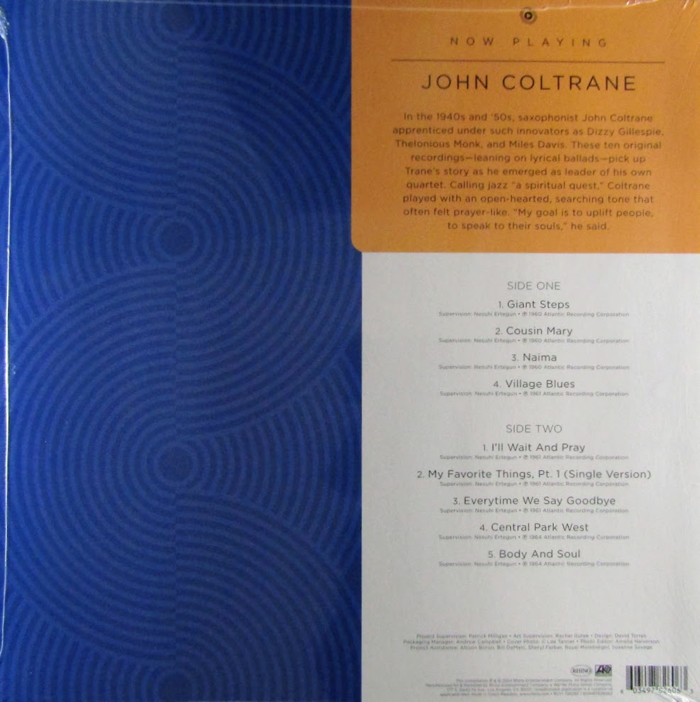 now playing - Col Vinyl LP