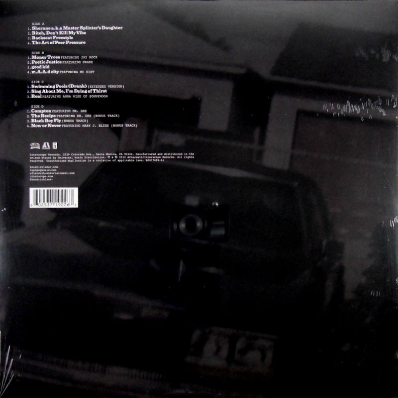 LAMAR, KENDRICK good kid, m.a.a.d city LP back