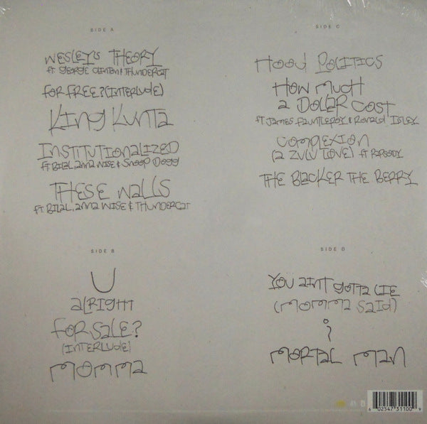 LAMAR, KENDRICK to pimp a butterfly LP back