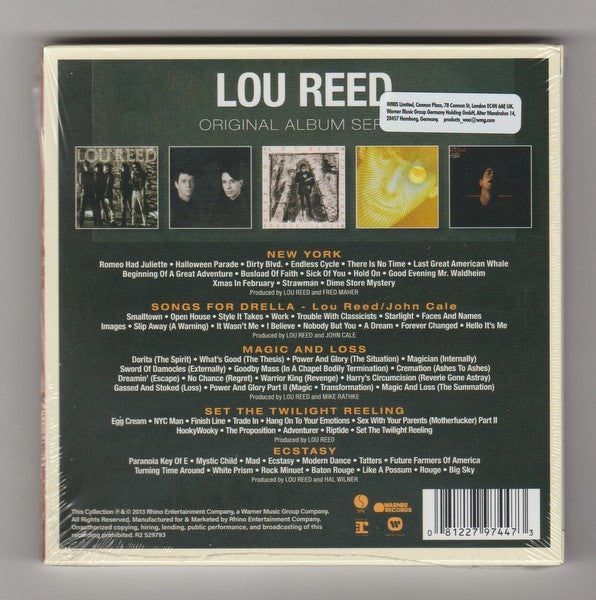 Lou Reed - Original Album Series 5CD set