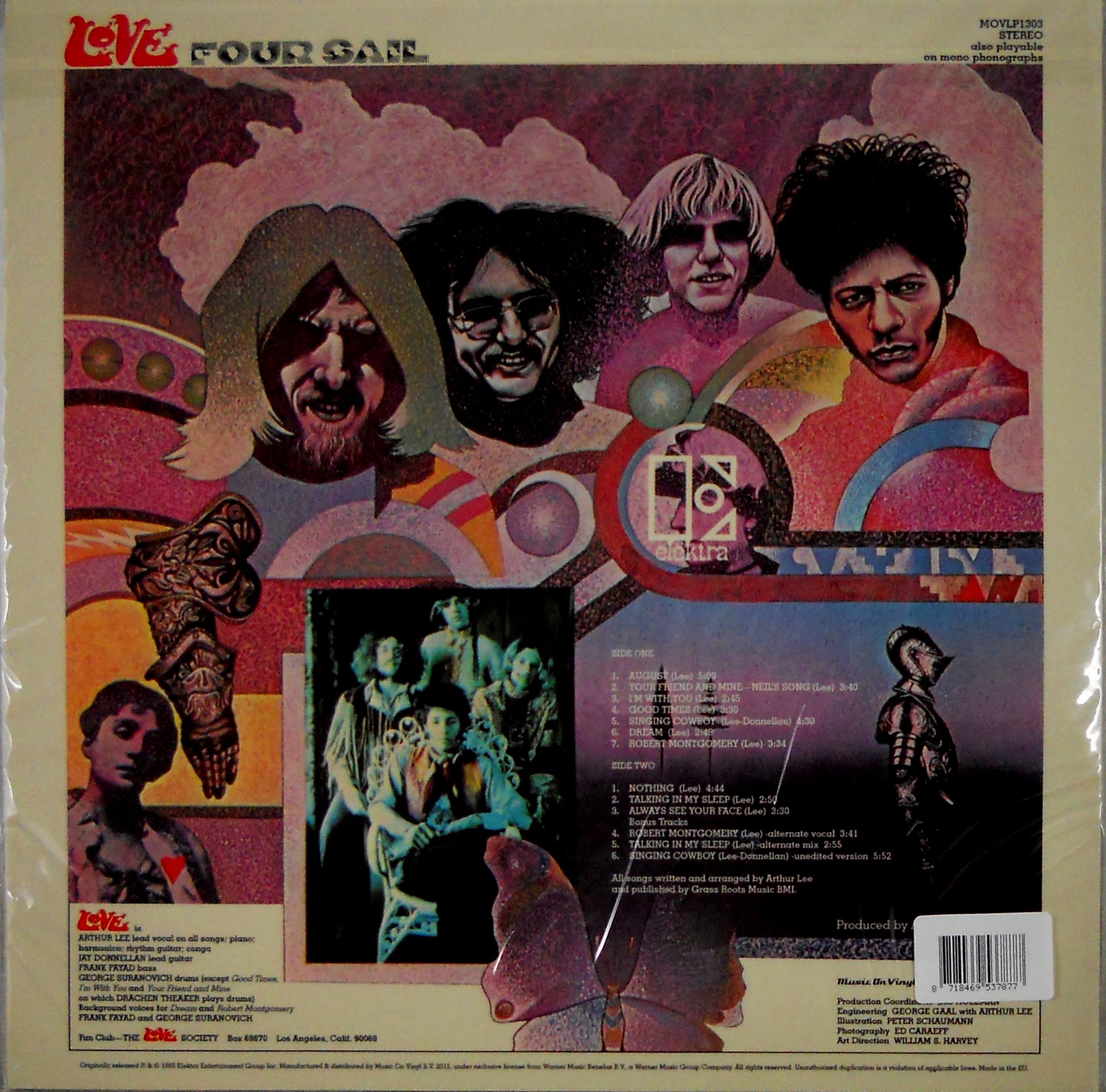LOVE four sail LP back