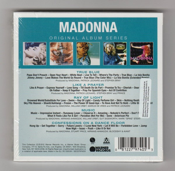 Madonna  - Original Album Series 5CD set