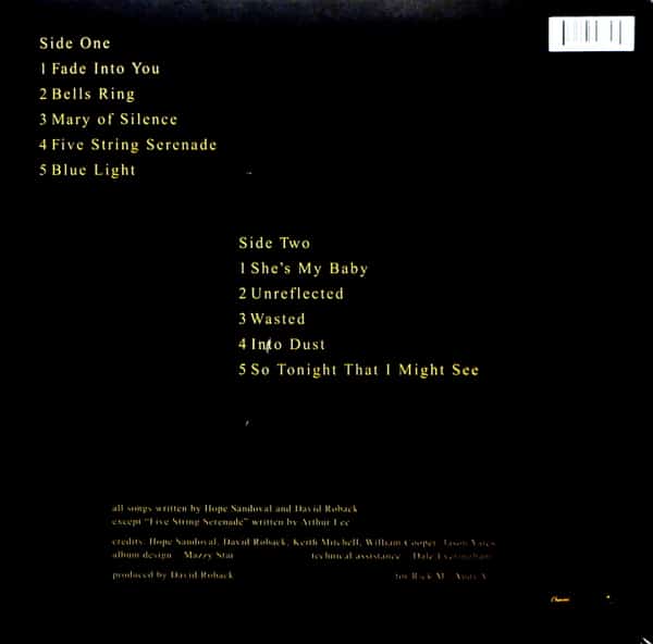 MAZZY STAR so tonight that I might see LP