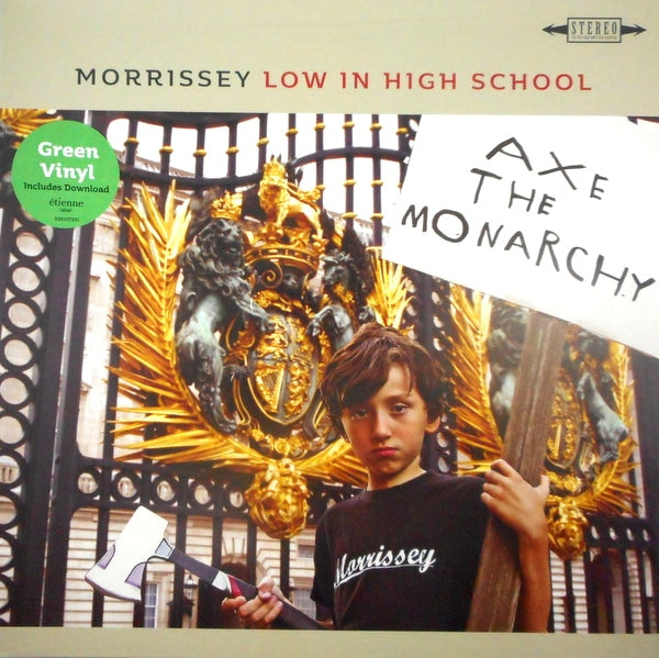 MORRISSEY low in high school - green vinyl LP