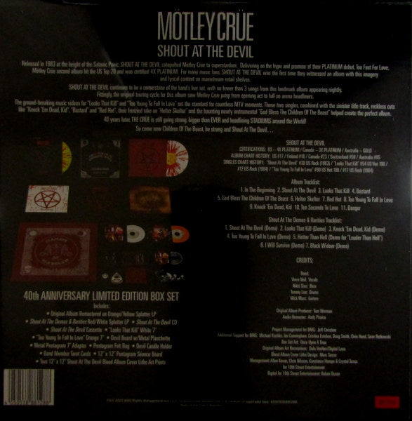 Shout At The Devil - Deluxe LP Box Set